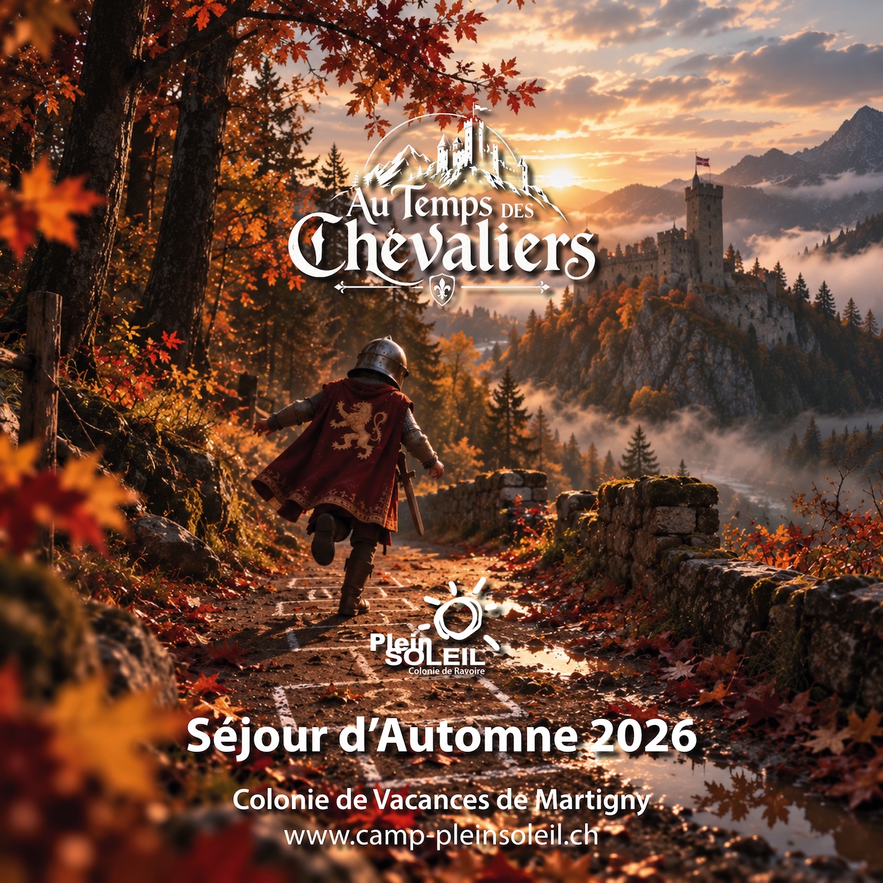 Flyer Séjour d'Automne 2026 - Au temps des chevaliers