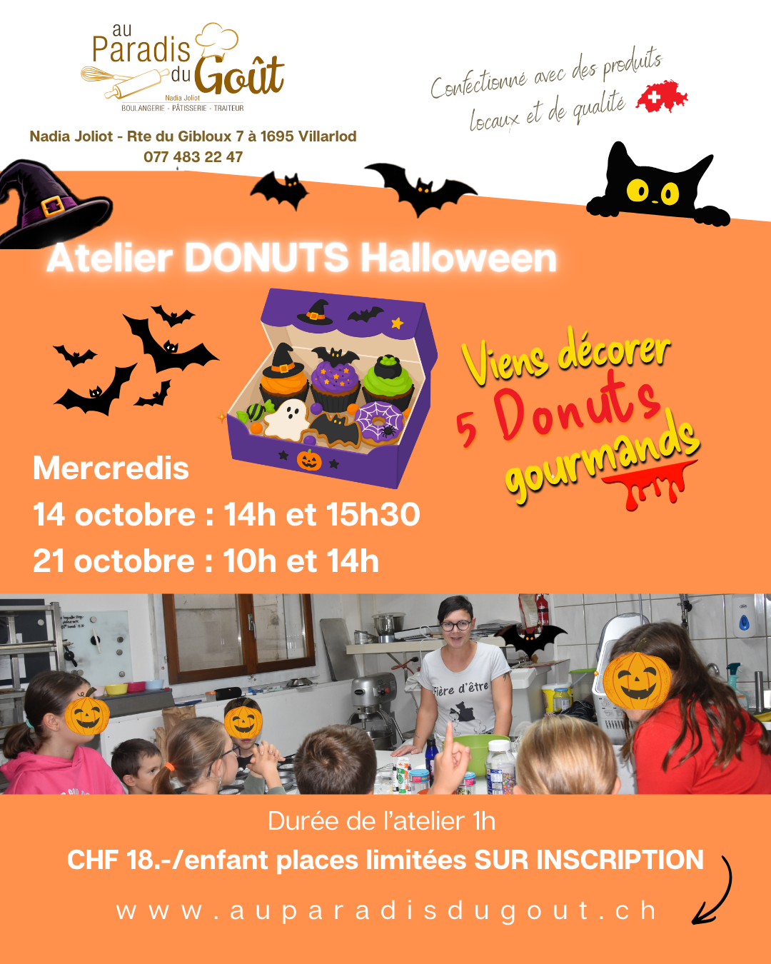 Atelier Donuts Halloween (10h & 14h)