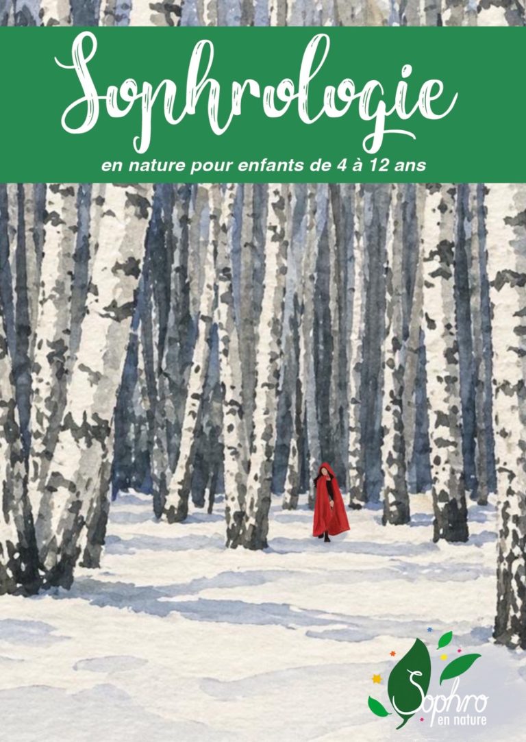 Flyer des ateliers de sophrologie pour enfants en forêt à Villars-sur-Glâne